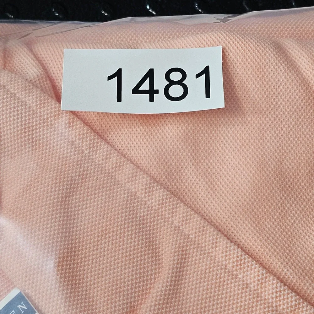 Ralph Lauren Knit Oxford Polo Mens 4XB Melon Pink Cotton Pony Preppy Ivy Coastal